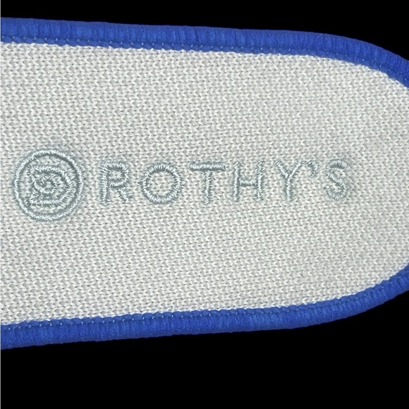 Rothy's The Original Slip On
Sneaker Anchor Textile ivory blue
Women's US 9.5 - Picture 10 of 12